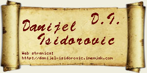 Danijel Isidorović vizit kartica